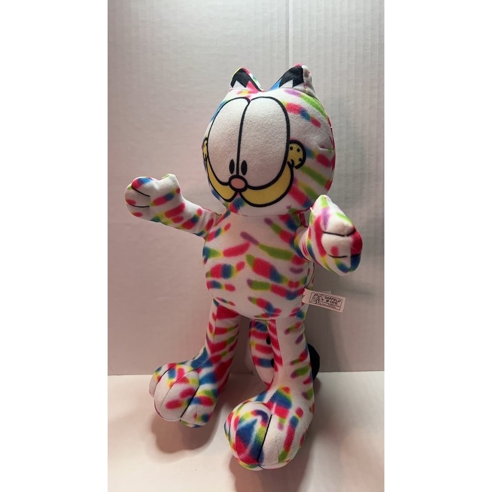 Vintage Garfield Tie-Dye Plush Toy